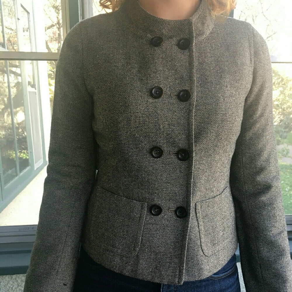Lined Button-Up Jacket